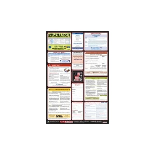 Accuform OSHA SAFETY POSTER COMBO STATE, PPG300MN PPG300MN - main